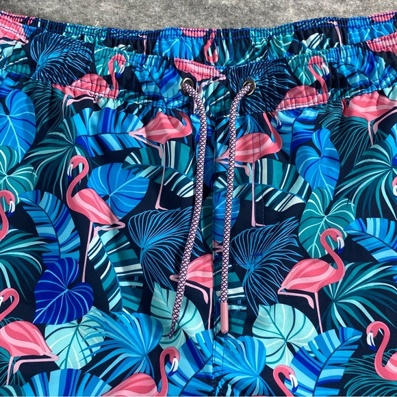 Members Mark Mens Multicolor‎ Hawaiian Resort Swim Trunks Size XXL - Picture 4 of 10